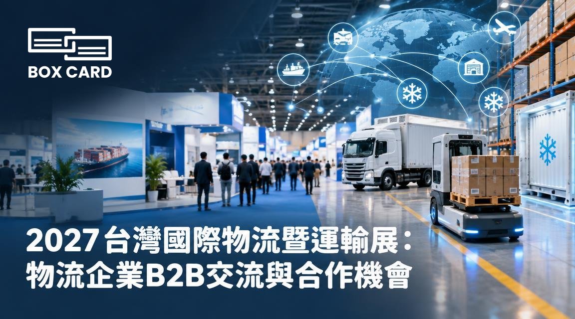 2027台灣國際物流暨運輸展：物流企業B2B交流與合作機會