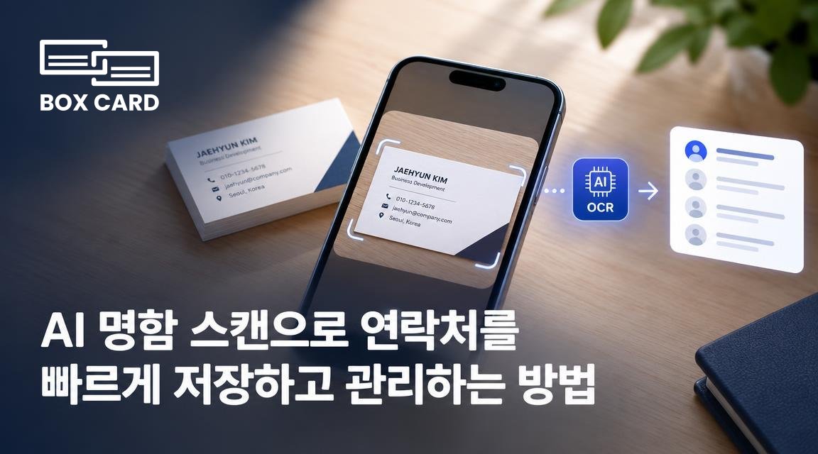 AI 명함 스캔으로 연락처를 빠르게 저장하고 관리하는 방법