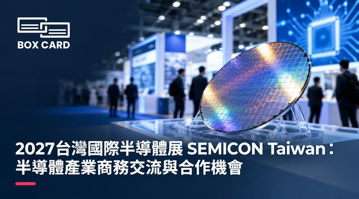 2027台灣國際半導體展 SEMICON Taiwan：半導體產業商務交流與合作機會