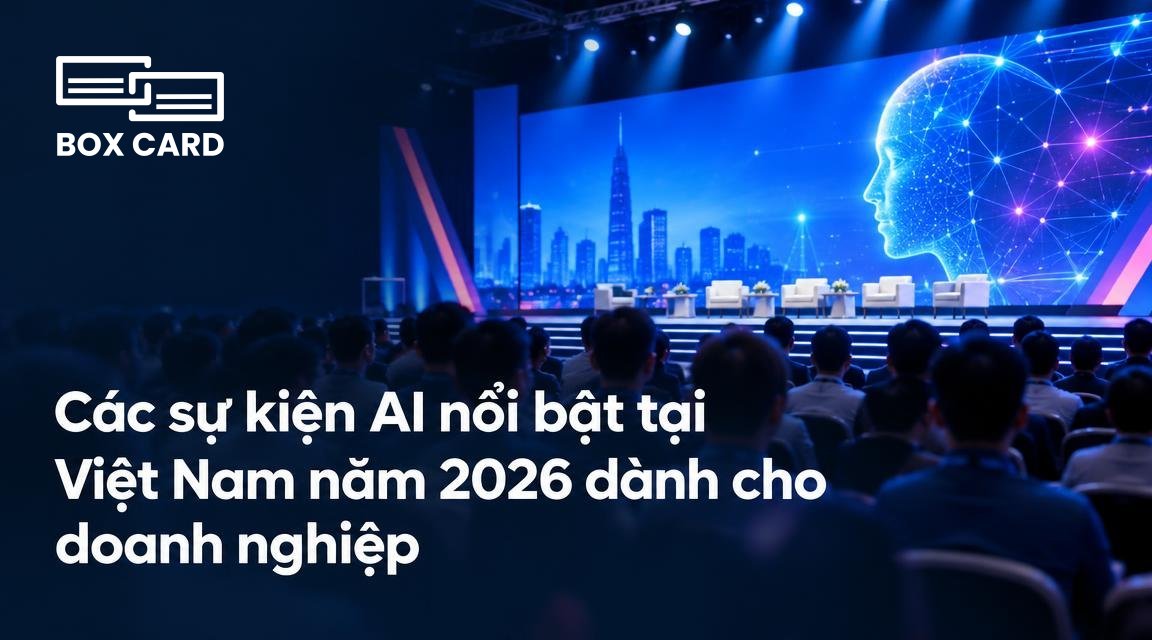 Các sự kiện AI nổi bật tại Việt Nam năm 2026 dành cho doanh nghiệp