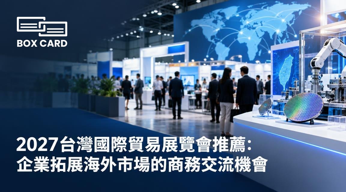 2027台灣國際貿易展覽會推薦：企業拓展海外市場的商務交流機會
