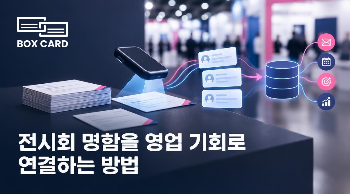 전시회 명함을 영업 기회로 연결하는 방법