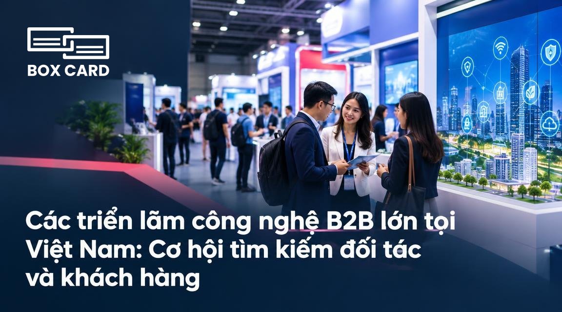 Các triển lãm công nghệ B2B lớn tại Việt Nam: Cơ hội tìm kiếm đối tác và khách hàng