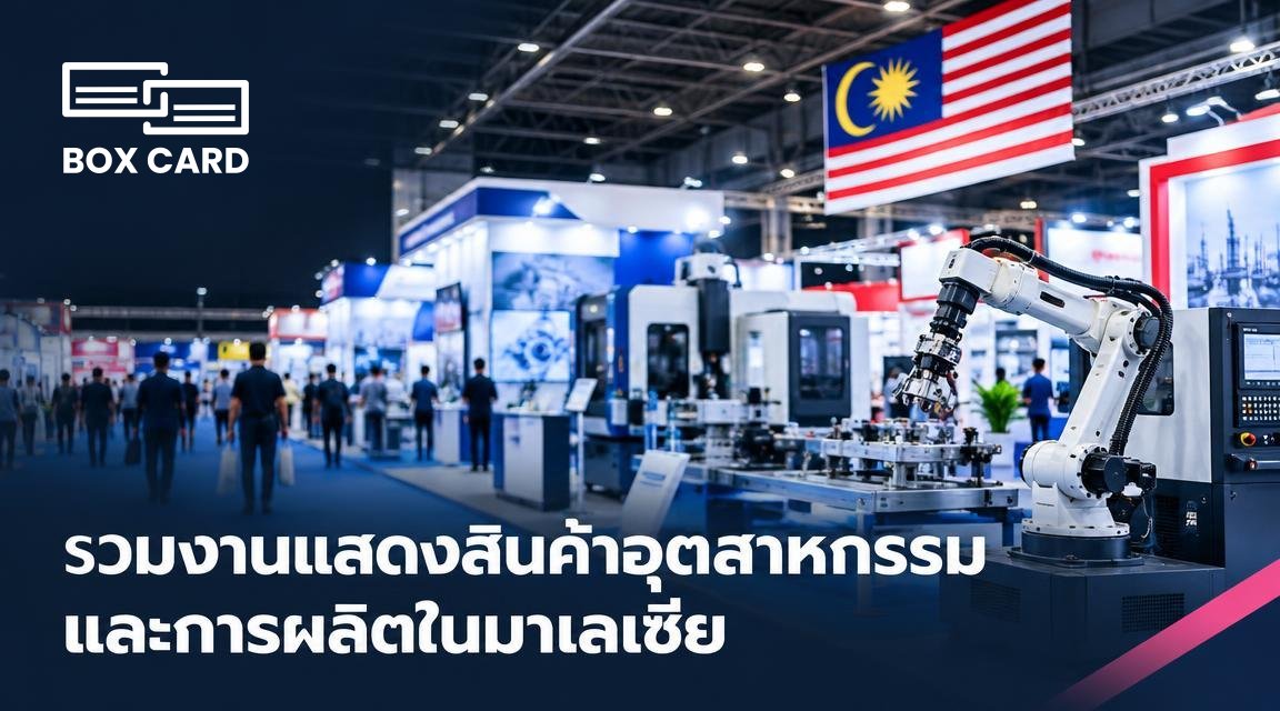 รวมงานแสดงสินค้าอุตสาหกรรมและการผลิตในมาเลเซีย