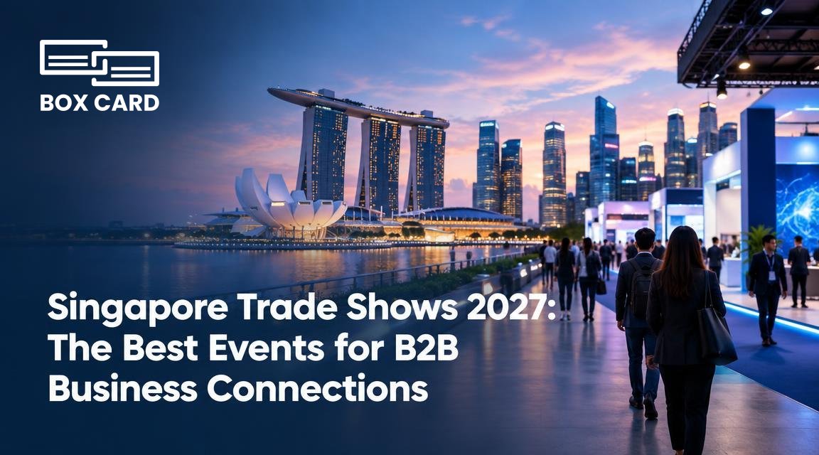 Singapore Trade Shows 2027: The Best Events for B2B Business Connections
