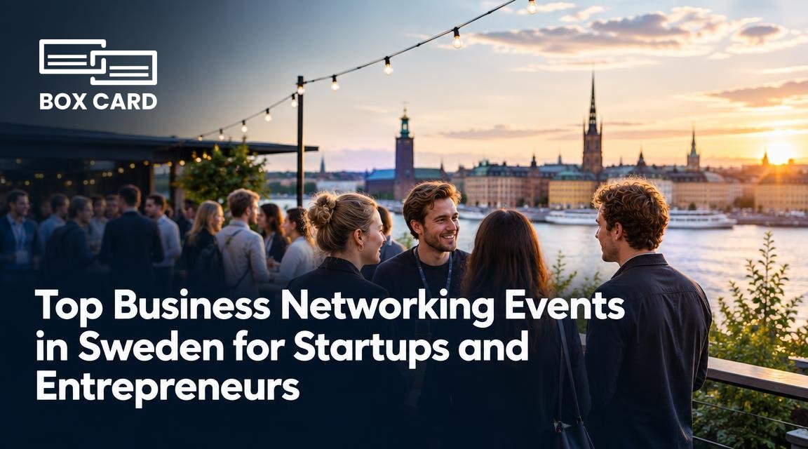 Top Business Networking Events in Sweden for Startups and Entrepreneurs