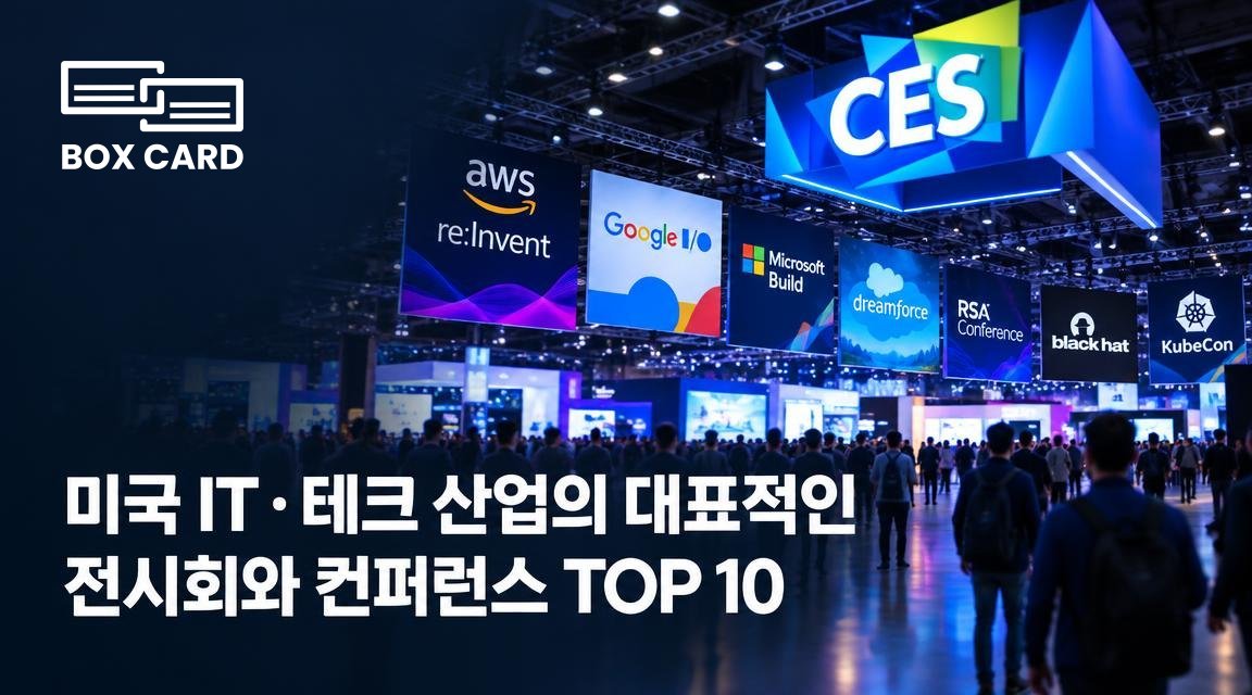 미국 IT·테크 산업의 대표적인 전시회와 컨퍼런스 TOP 10