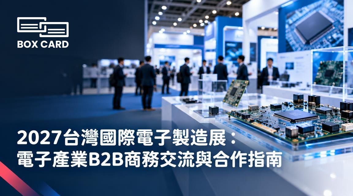 2027台灣國際電子製造展：電子產業B2B商務交流與合作指南